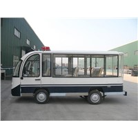 Electric shuttle bus EG6088K with closed hard door