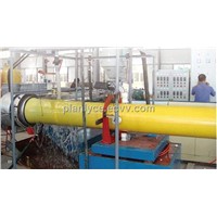 HDPE One /Two step method polyurethane heat preservation pipe production line