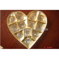 Heart Shape Chocolate Plastic Packing Tray