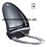 Hygienic Toilet Seat with Sensor-operated LS-G2 Black Color (60times use)