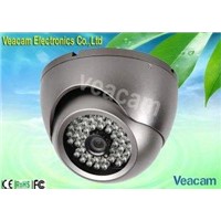 IR Auto - open Vandal Proof Dome Camera of IR Status Under 10 Lux By CDS