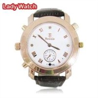 Lady wrist watch camera support waterproof function