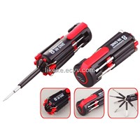 Multi- function screwdriver with LED torch