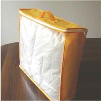 Non-woven/PE bedsheet bag, blanket bag