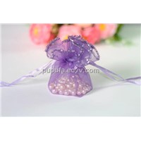 Organza with hot stamped prints Gift Bags Pouches Party Favor Gifts Packaging