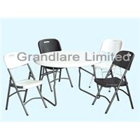 Outdoor folding Plastic Table and Chair GYZ115