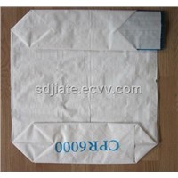 PP block bottom valve bag for 25kg PVC packing
