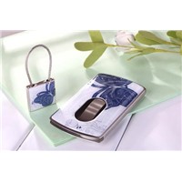 Pushed name card case and key chain set (Model:JWC028-24)