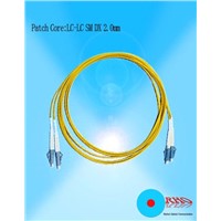Single mode LC to LC Duplex Fiber Optic Patch Cord