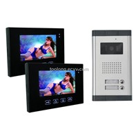 Touch Screen Color Video Door Phone for 2 Apartments