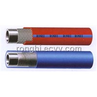 Wire spiraled hydraulic hose