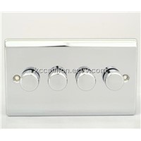4 Gang 2 Way Dimmer Switch, Rotary