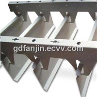 Aluminum blade Ceiling with 200 to 300mm Width and 0.7 to 1.5mm Thickness