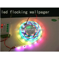 LED Strobe Lamp Flocking Wallpager/LED Light 5050-60