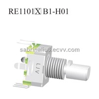 11mm metal shaft rotary encoder with switch