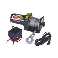 2000 lb line pull ATV Electric Winch with Mounting plate
