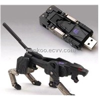 2012 Transform USB Robot Flash Drive Robot Dog USB Pen Drive