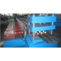 3phase / 50 Hz W-beam GuardRails Roll Forming Machine with Cr 12 Mould Steel Cutter Blade