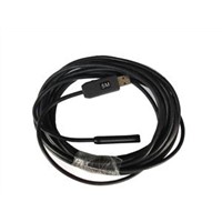 5m Waterproof USB Wired snake Camera/Waterproof Wire Endoscope Cable USB