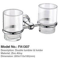 Double tumbler holder