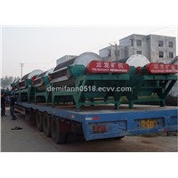 Drum wet permanent magnetic separator for iron ore
