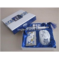 High quality,wholesale and retail, business card holder,8G USB and signature pen,Wireless mouse