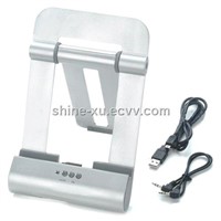 IPad3/IPad2/IPhone metal folding speaker stand