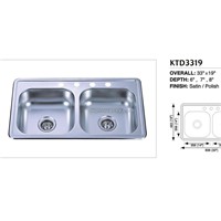 KELE Stainless Steel kitchen Sink of KTD3319 with CUPC