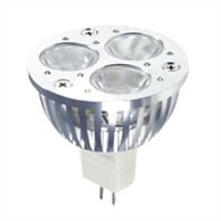 LED spotlight bulb with 3W power, 240-260lm, 2700k-6000k luminous flux, various base availabe