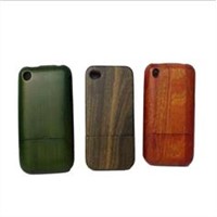 Snap-on wood back case for iphone 4g AT&T