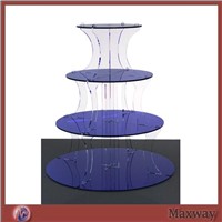 Thickening 4-Tier Colored Acrylic Cake Shelf/Lucite Cake