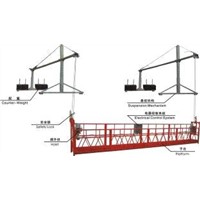 ZLP800 Aluminum Suspended Working Platform with Steel Rope 6*19W+IWS-8.6