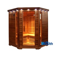 corner FIR sauna