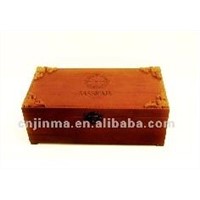 old real wood box for wine(JMWB011)