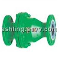 plastic lined check valve(swing type )