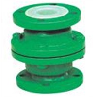 plastic lined check valve(vertical lift type)