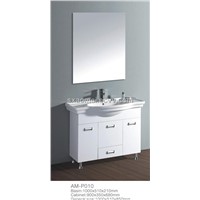 PVC Floor Bathroom Sink &amp;amp; Cabinet
