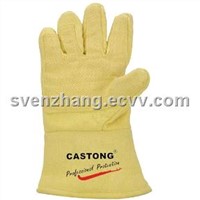 safety Gloves with 500deg.C.Heat Resistant .fire proof.para-aramid.EN407 ce approved