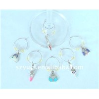 shoes and bag Wine Glass Charms