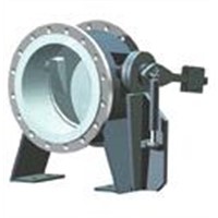 small-resistance slow-closing butterfly check valve