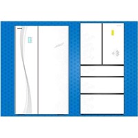 tempered decorative glass panel for refrigerator