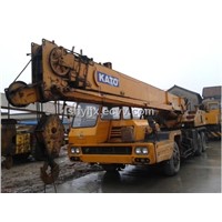 used 25ton  truck crane kato mobile crane NK250E right hand drive crane
