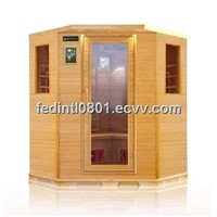 home Infrared Sauna Rooms,sauna house, corner sauna for 4-5 people (D405C)