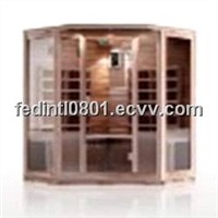 infrared corner sauna rooms, infrared sauna house,sauna for 4-5 persons( FG402C)
