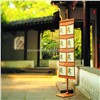 Bamboo literature rack poster stand