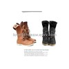 Japan and South Korea wild stretch wool knit leisure large size women boot Z-720-12