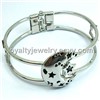 Steel cuff bracelet,wholesale steel bangles-SB8003