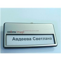 Magnetic Name Badge,metal label , metal name plate , metal sign