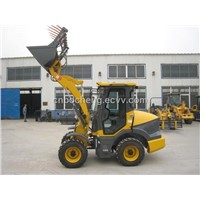 1 ton loading capacity mini wheel loader with CE certificate