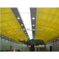 4m width white translucent PVC stretch ceiling film supplied by factory